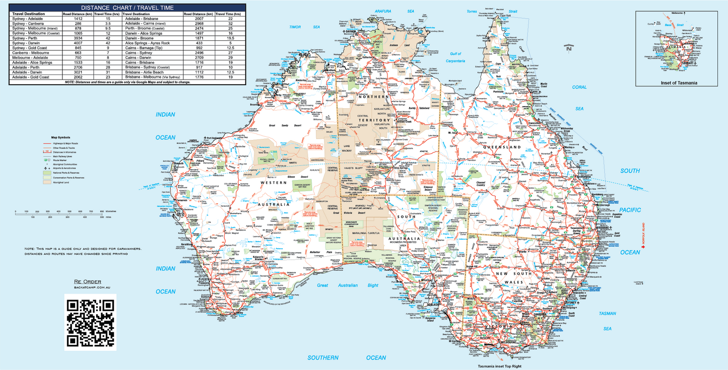 Caravan Picnic Table Map