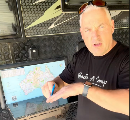 Caravan Picnic Table Map